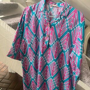 Palm Springs attitude cotton blend dress XL